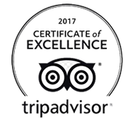 TripAdvisor Certificate of Excellence 2017